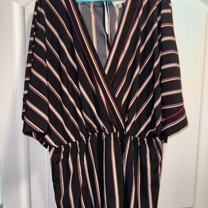 Hayden Black Multicolor Striped Jumpsuit